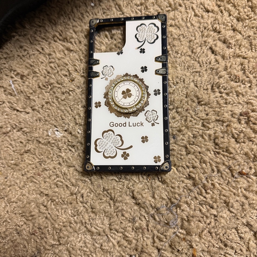 Good Luck White and Black Phone Case I phone case